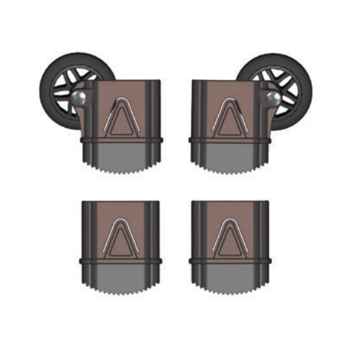 Replacement Outer Foot Kit for Quantum Ladder