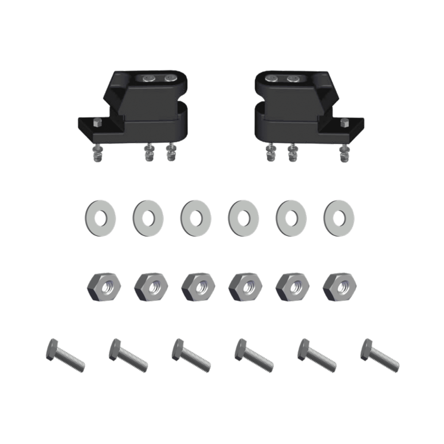 Kick Plate Lock Replacement Kit for Safety Cage