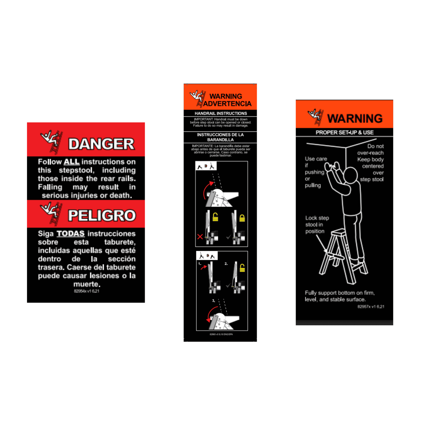 Label Kit (English/Spanish) for Safety Step