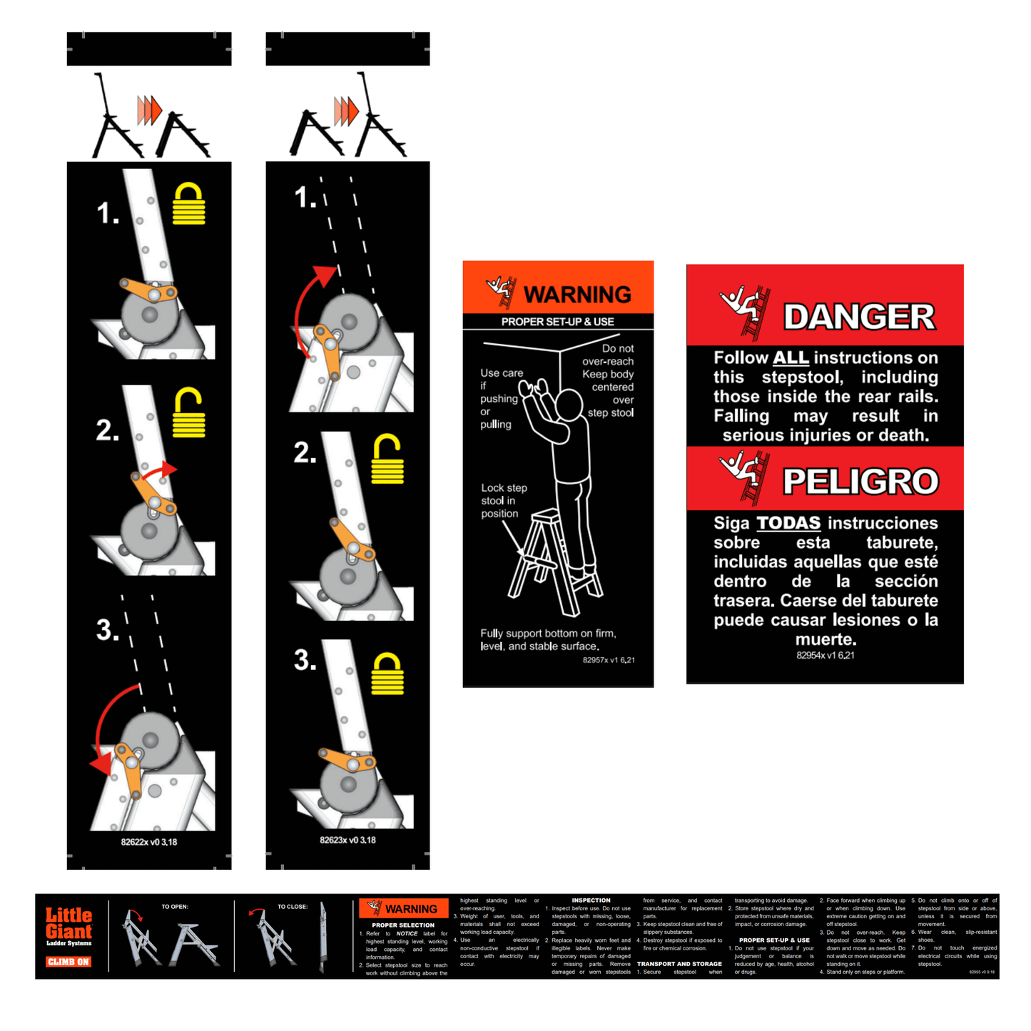 Label Kit (English/Spanish) for Jumbo Step