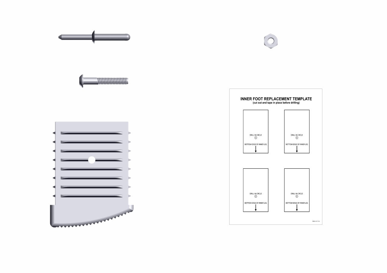 Inner Foot Replacement Kit