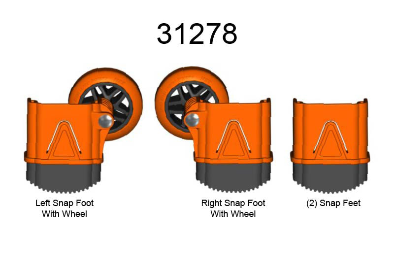 Outer Snap Foot Replacement Kit