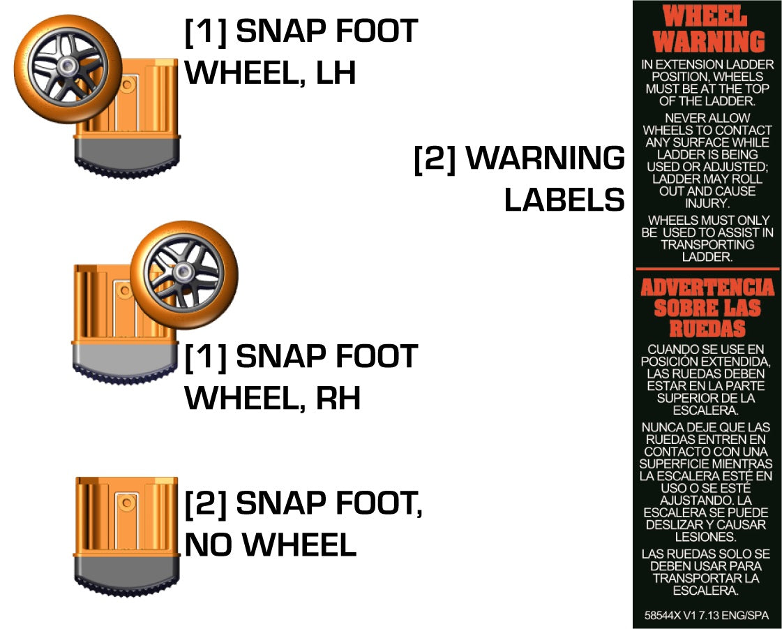 Outer Foot Replacement Kit