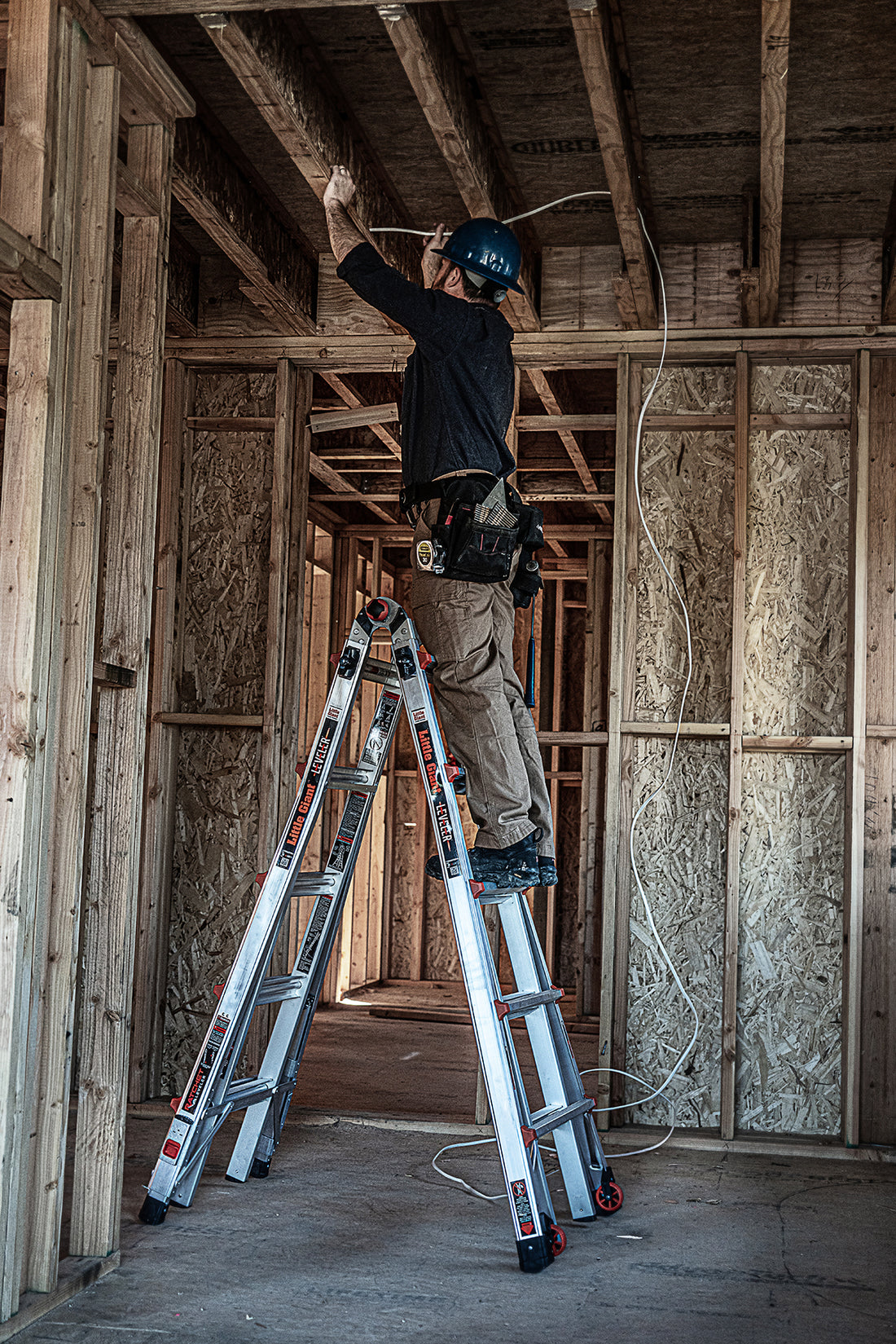 Climbing a Ladder Safely