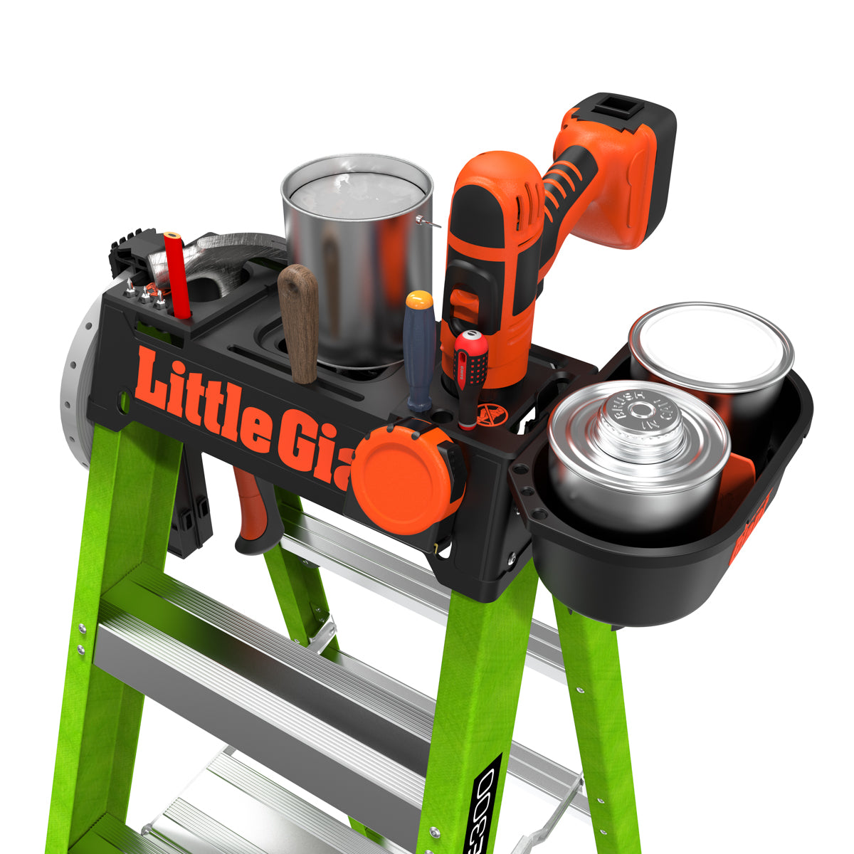 Little Giant A-Force300 Top Cap hero image with tools