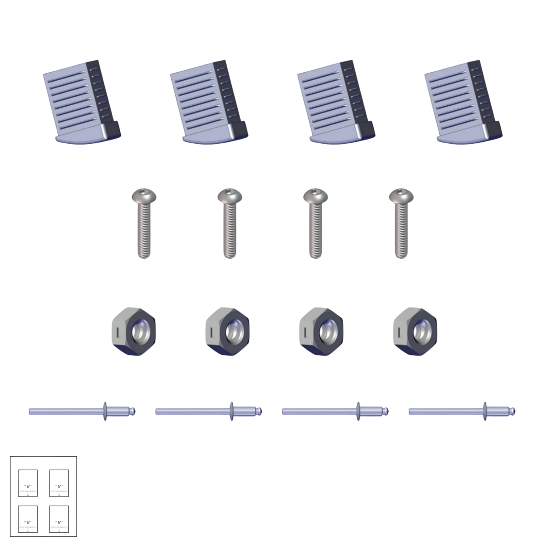 Inner Foot Replacement Kit