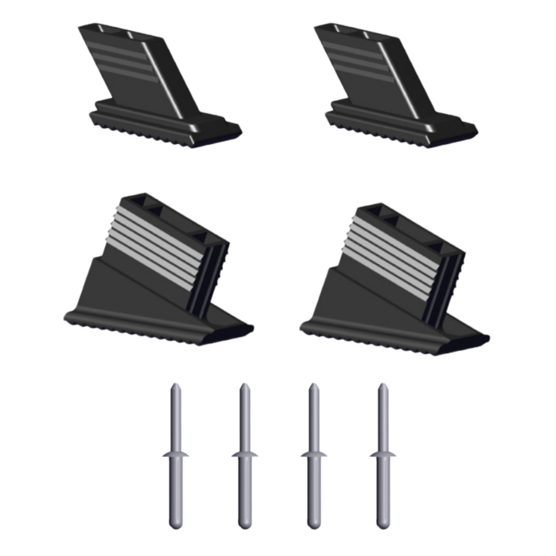 Safety Step Feet Replacement Kit - Front and Back