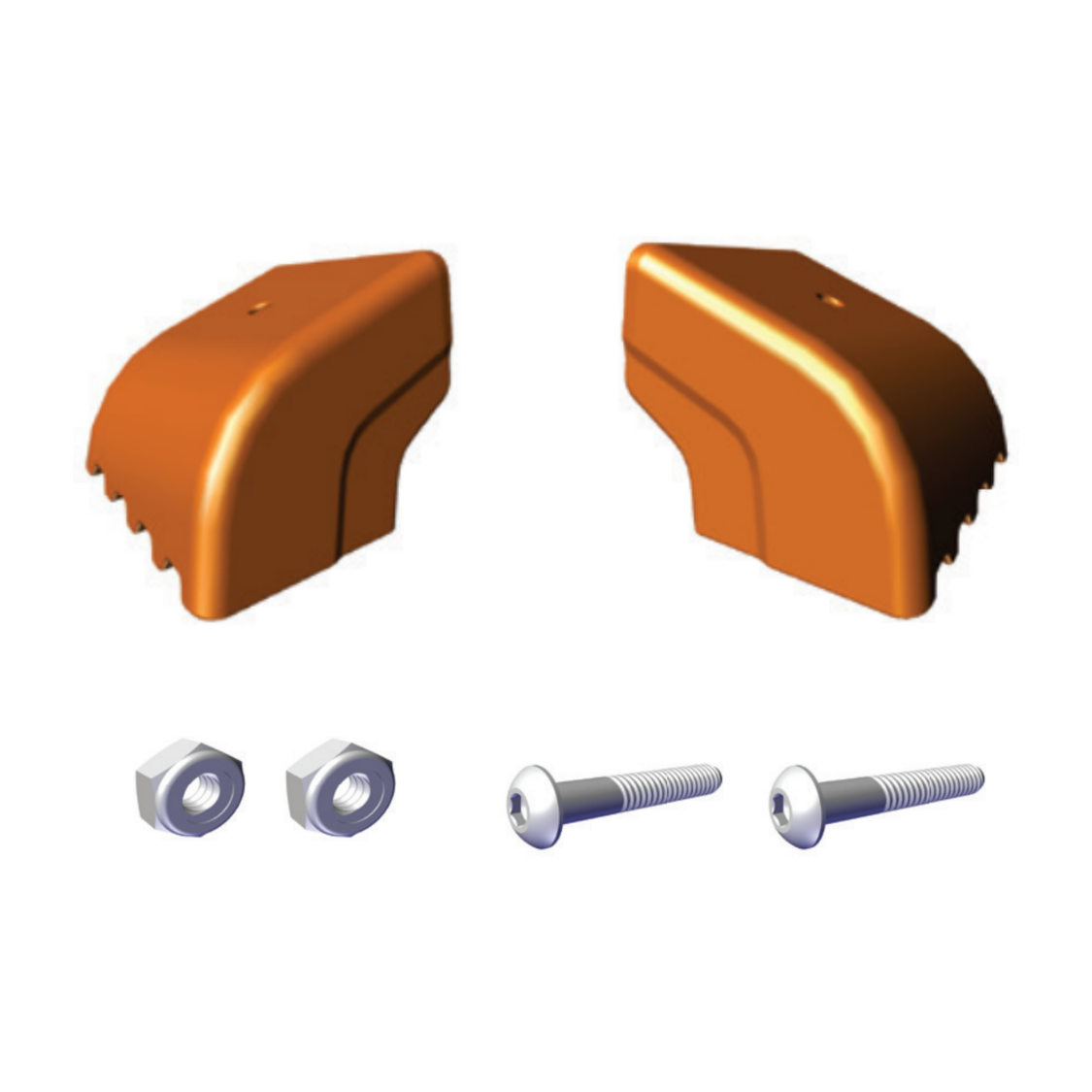 Rear Spreader Bar Foot Replacement Kit