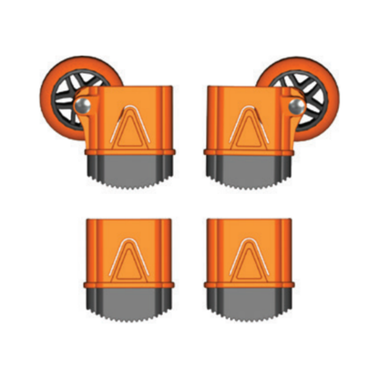 Outer Foot with Wheels Replacement Kit