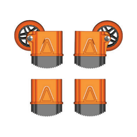Outer Foot with Wheels Replacement Kit