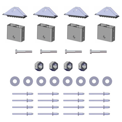 Replacement Outer Pick Feet for Aircraft Support Ladder