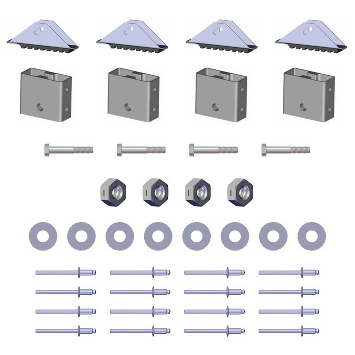 Replacement Outer Pick Feet for Aircraft Support Ladder