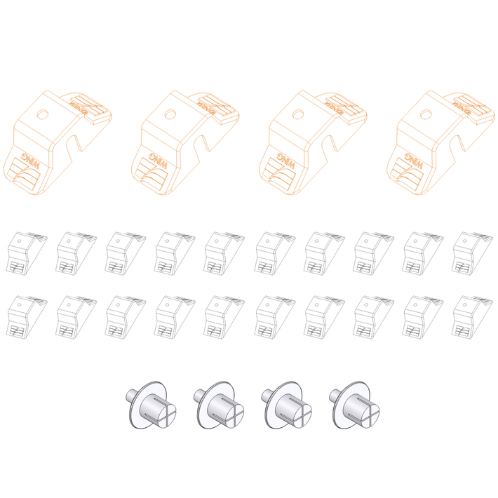 Rung Cap Replacement Kit