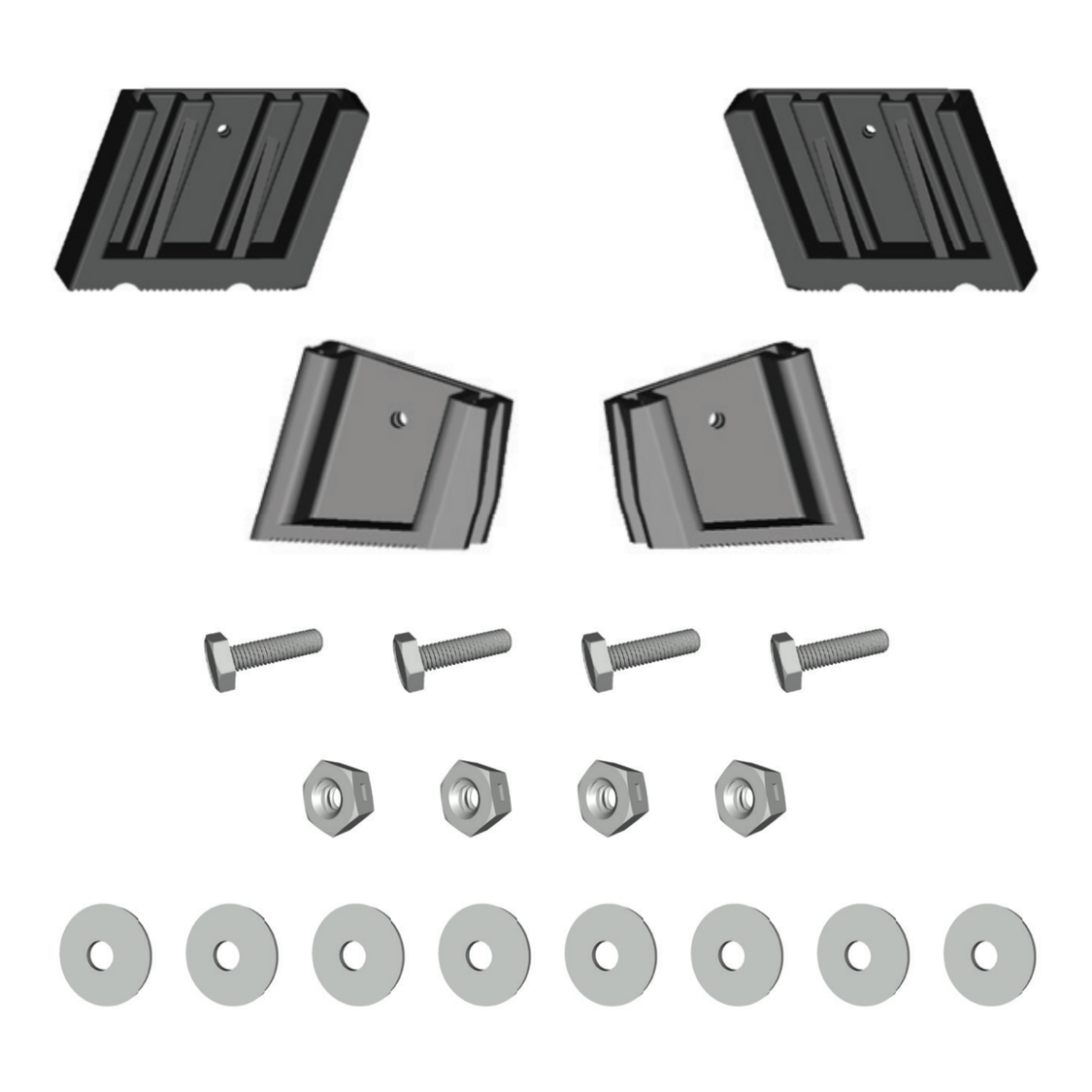 REPLACEMENT FOOT KIT, FIXED CAGE