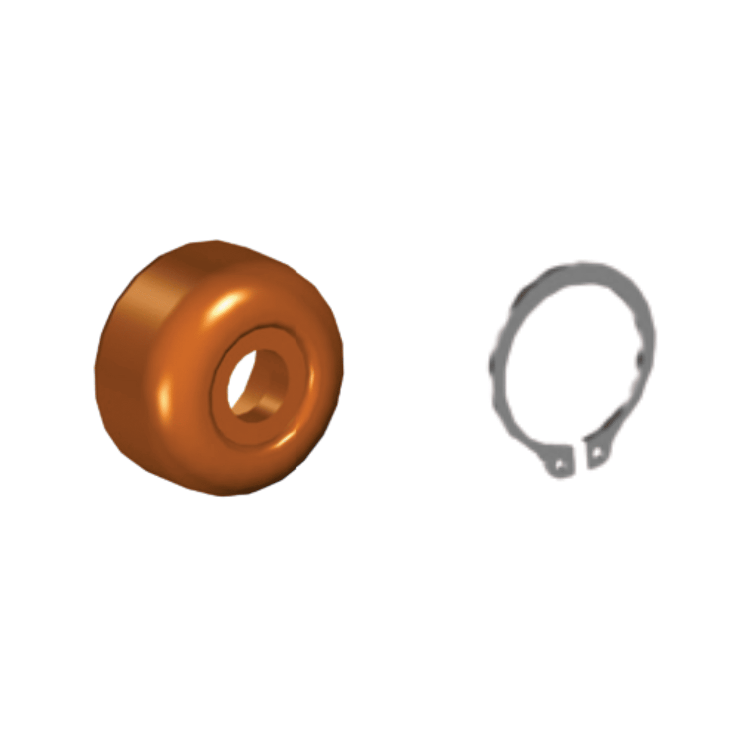 Palm Button Replacement Kit (Orange)