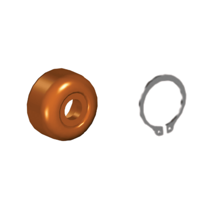 Palm Button Replacement Kit (Orange)