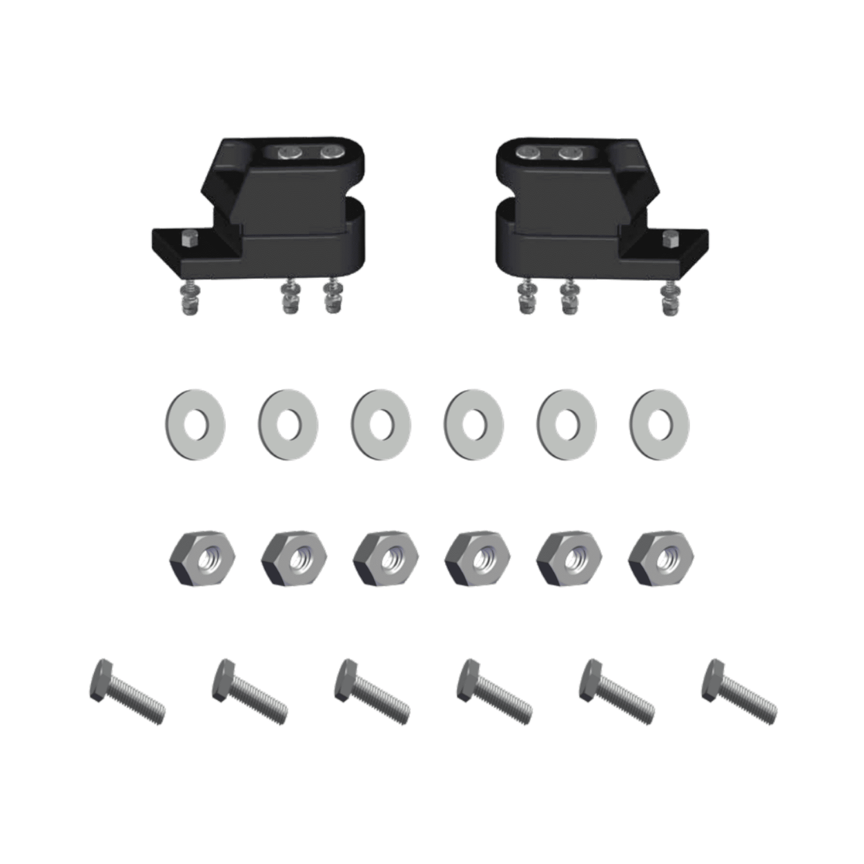 Kick Plate Lock Replacement Kit for Safety Cage