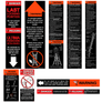 Label Kit (English/Spanish) for Aluminum Articulating Ladders