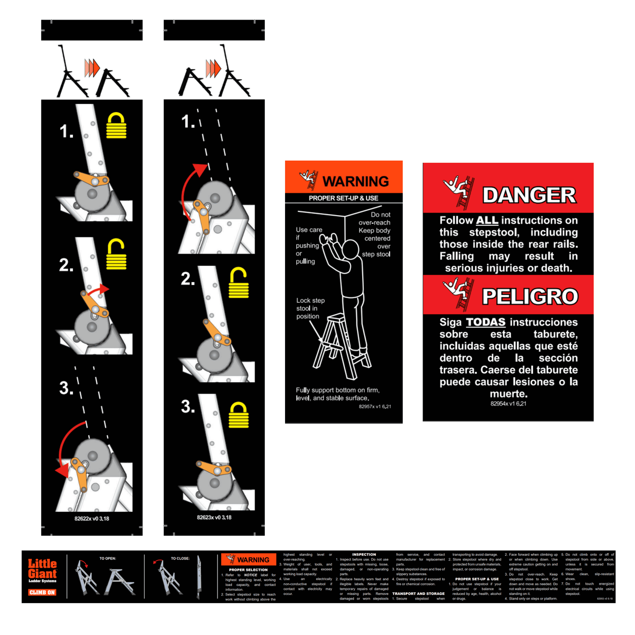 Label Kit (English/Spanish) for Jumbo Step