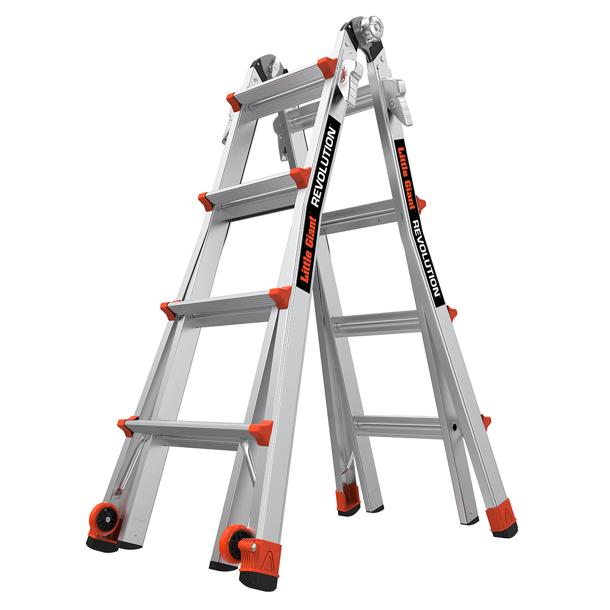 Little giant shop adjustable step ladder