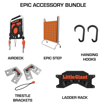 Small Ladder Wall Rack Little Giant Ladders | Ladder Storage Rack | Ladder Accessories