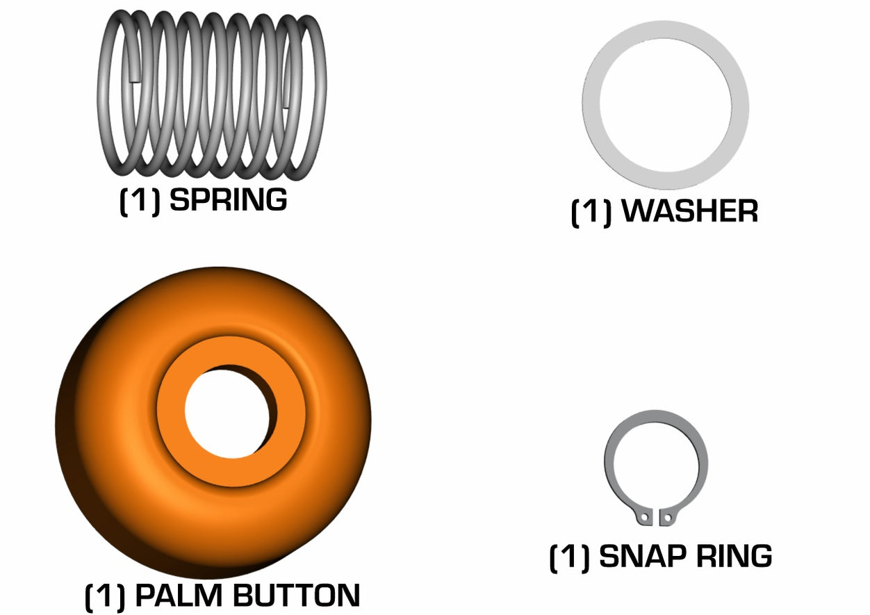 Palm Button Replacement Kit for 13'-22' Ladders