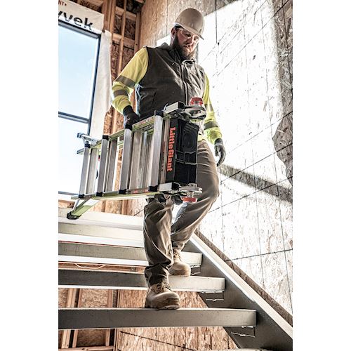 Articulating Ladder Tool Tray
