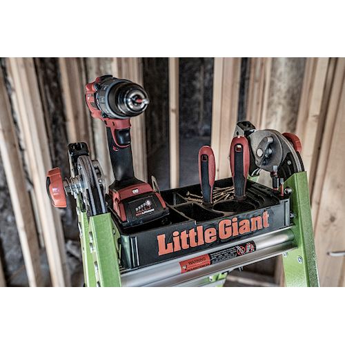 Articulating Ladder Tool Tray