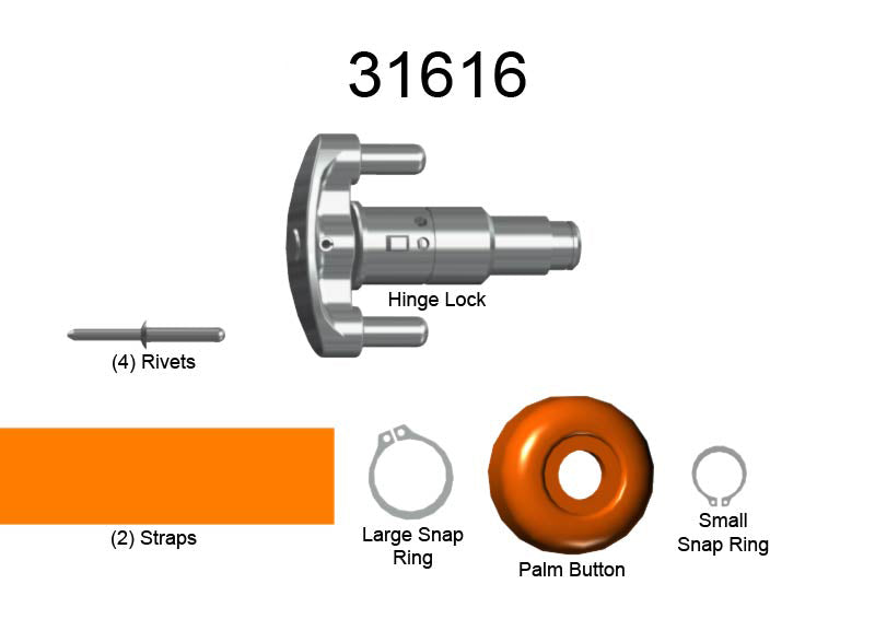 Hinge Lock Replacement Kit