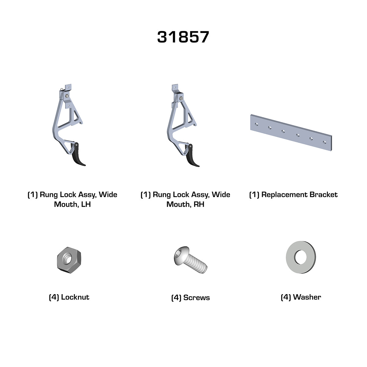 Replacement Rung Lock Kit (HyperLite)