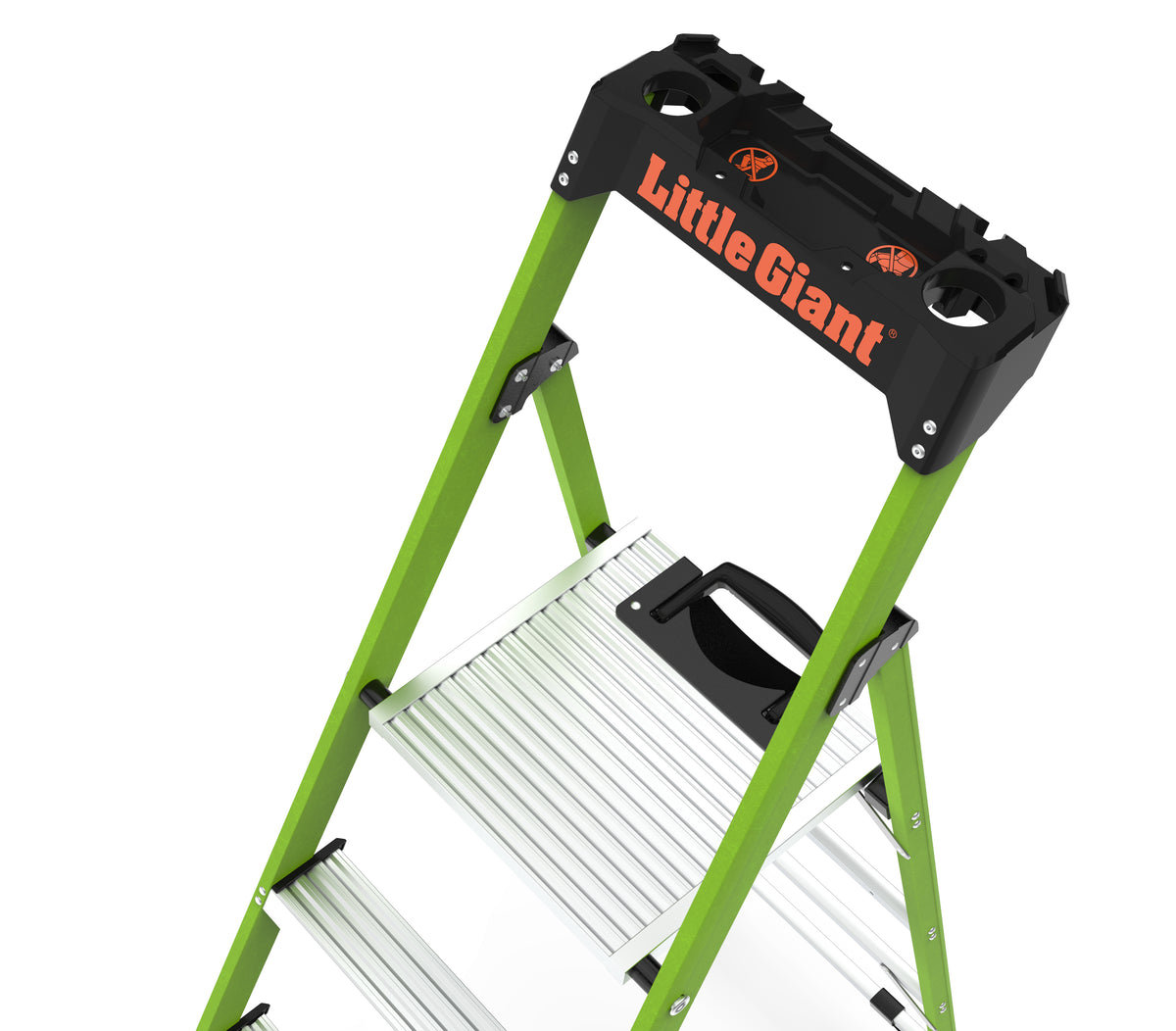 Mini Grated Ladder Little Giant Ladders | Mightylite | Fiberglass Stepladder